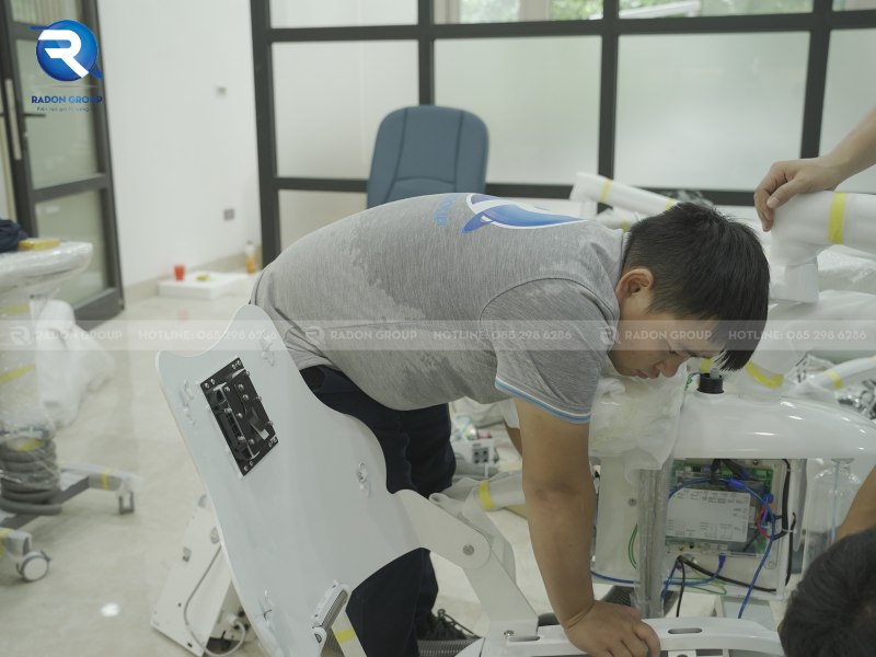 Hoàn thiện lắp đặt dự án Ghế nha Samsun S640