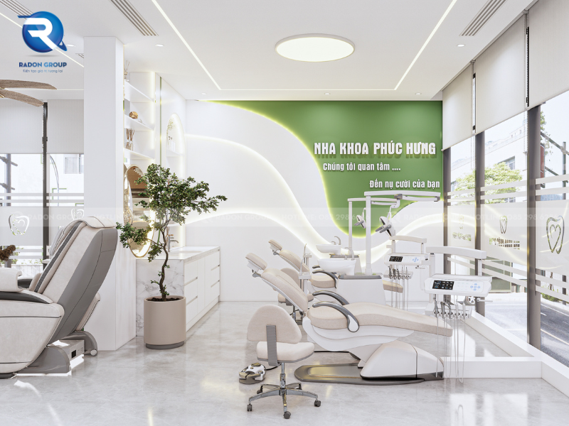 Mẫu thiết kế phòng khám nha khoa Phúc Hưng