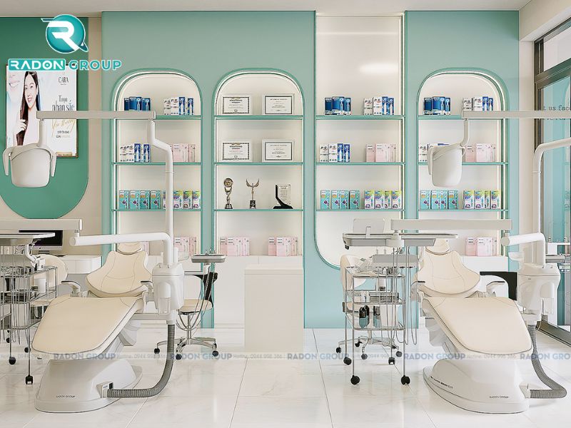 Mẫu thiết kế phòng khám nha khoa Lê Hiển