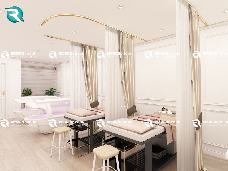 Mẫu thiết kế nội thất Spa Trang Kim