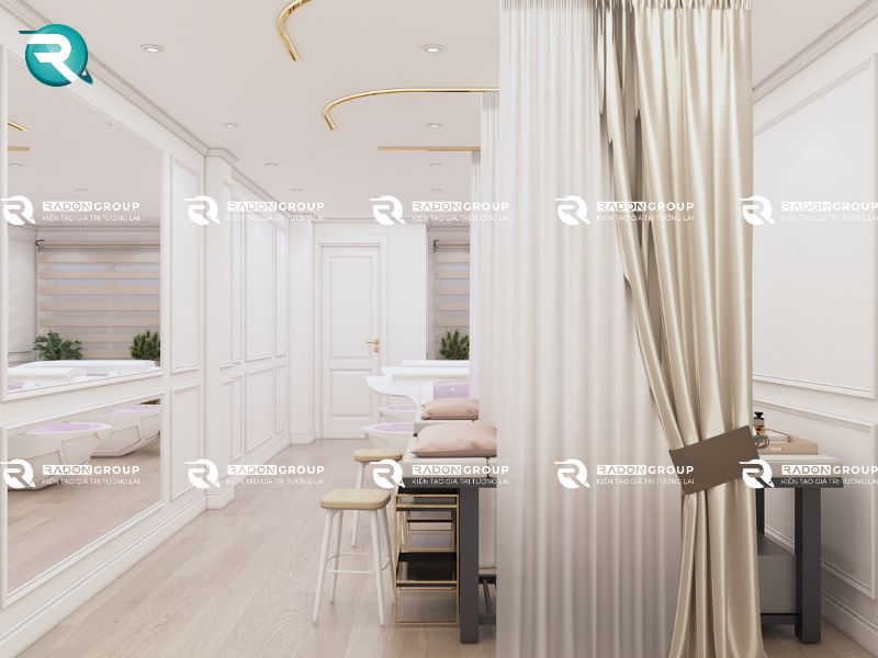 Mẫu thiết kế nội thất Spa Trang Kim