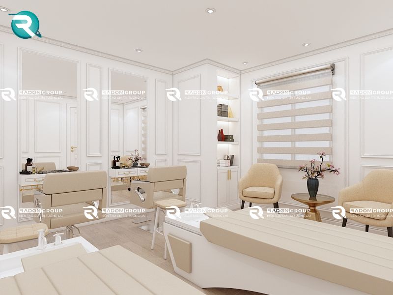 Mẫu thiết kế nội thất Spa Trang Kim