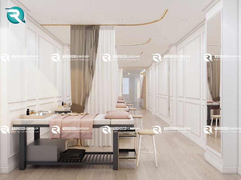 Mẫu thiết kế nội thất Spa Trang Kim