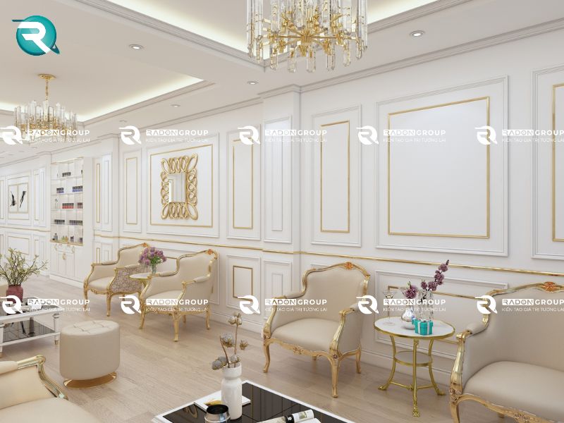 Mẫu thiết kế nội thất Spa Trang Kim