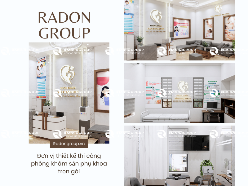 Quy trình thiết kế thi công phòng khám sản phụ khoa tại Radon Group