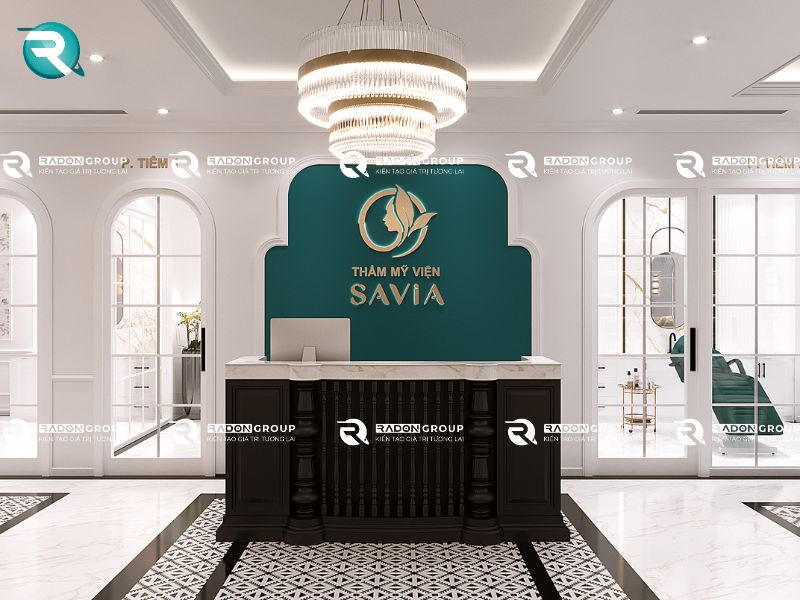 Mẫu thiết kế thẩm mỹ viện Savia