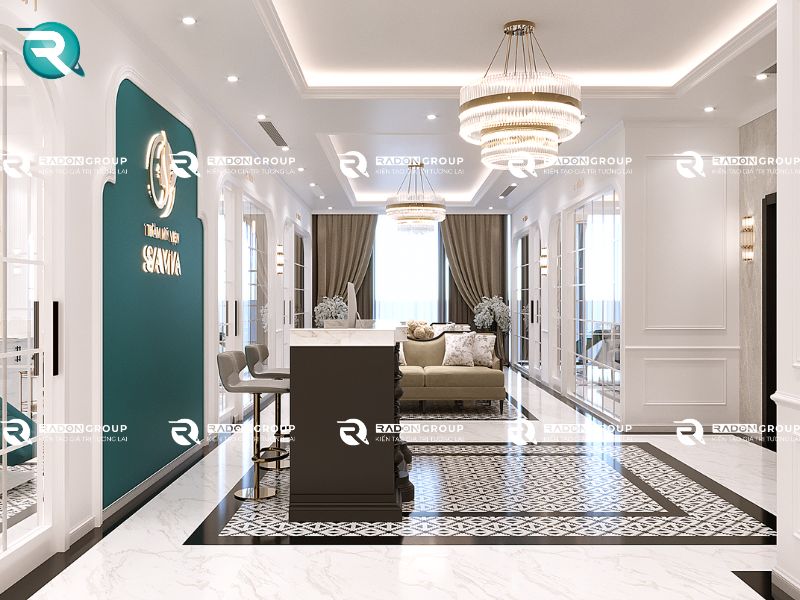 Mẫu thiết kế thẩm mỹ viện Delia Sài Gòn