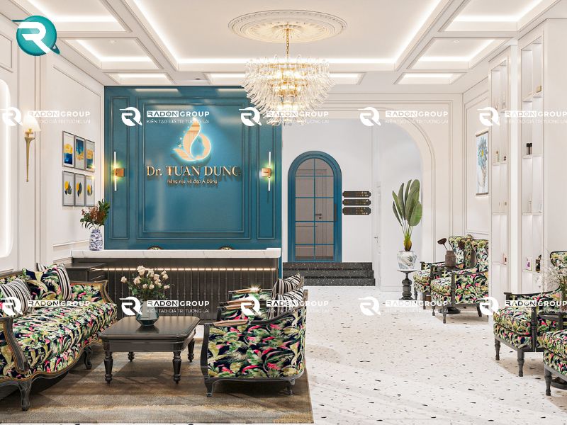 Mẫu thiết kế thẩm mỹ viện Tuấn Dũng