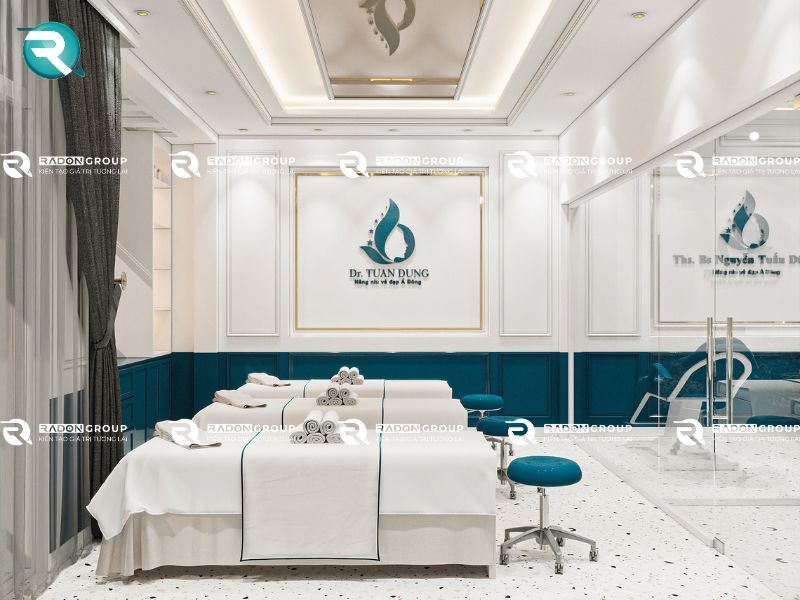 Mẫu thiết kế thẩm mỹ viện Tuấn Dũng