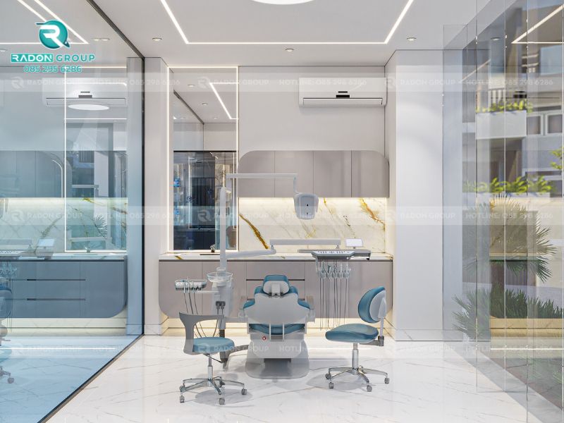 Mẫu thiết kế phòng khám nha khoa MedDental Cát Linh