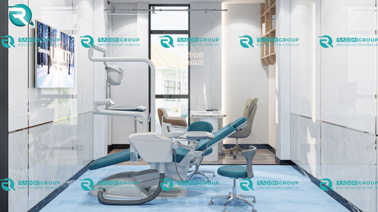Thiết kế phòng khám nha khoa nhỏ