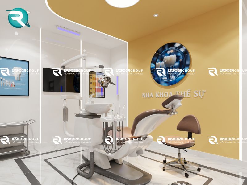 Mẫu thiết kế phòng khám nha khoa Thế Sự 2
