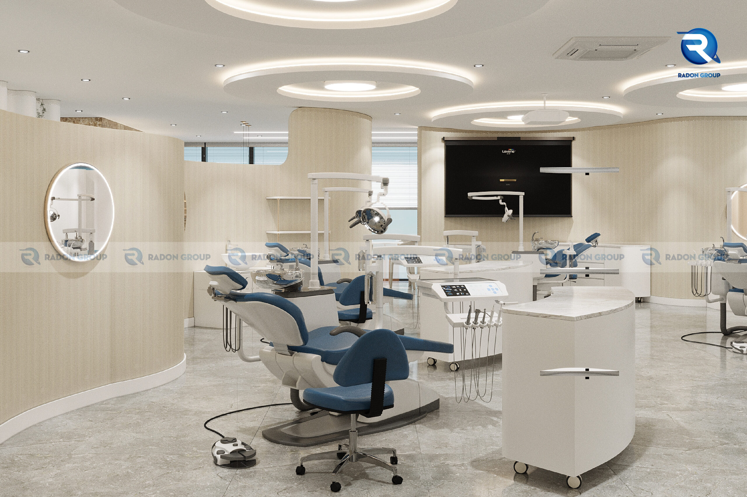 thiet-ke-phong-kham-tone-trang